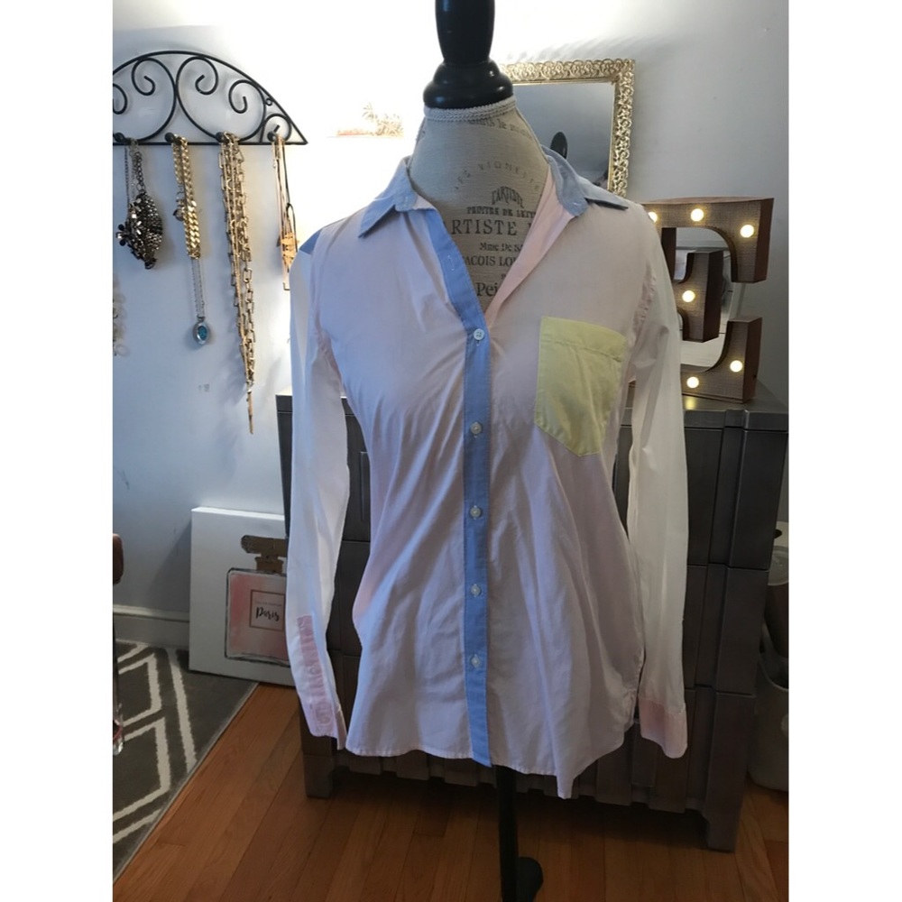 Gap patchwork button down.